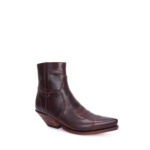 Compra en Noel Western Boots estos Botines Sendra Western para mujer de cuero marrón liso con cremallera modelo 7826 con envíos gratis a la península clave 56730 - __[GALLERYITEM]__