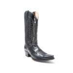 Compra en Noel Western Boots estas Botas Sendra Western para hombre de cuero negro con pespuntes modelo 2073 con envíos gratis a la península 7711 - __[GALLERYITEM]__