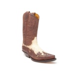 Compra en Noel Western Boots estas Botas Sendra Western para hombre de cuero marrón y piel de serpiente modelo 3241 con envíos gratis a la península 9106 - __[GALLERYITEM]__