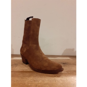 Compra en Noel Western Boots estas botas Sendra Moda para mujer en serraje marrón modelo 16782 horma Lia con envíos gratis a península clave 9908