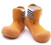 Attipas Rain boots yellow yema calzado respetuoso de Attipas ideal para guarderias gateo y primeros pasos algodon con certificado Okeo Tex - Ítem2