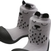 Attipas calzado respetuoso para gateo y primeros pasos ideal para guarderias color gris y negro muy comodos - Ítem2