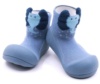 Attipas new animal elefante azul calzado respetuoso de Attipas con algodón certificado Oeko tex muy recomendado para guarderias gateo y primeros pasos - Ítem2