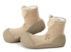 Attipas rabbit beige conejito marron clarito calzado respetuoso de Attipas ideal para guarderias gateo y primeros pasos algodon con certificado Okeo Tex - Ítem2