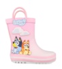Botas de agua niña de Garvalin de la franquicia de Bluey y Bingo color rosa degradado con los personajes Bluey y Bingo no se las querran quitar con suela antideslizante botas de agua muy comodas y flexibles katiuskas Garvalin para días de lluvia - Ítem1