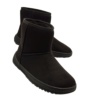 Botas niña Mustang free barefoot tipo australiana color negro de caña baja forradas de borregito en su interior australianas barefoot de Mustang con certificado vegano muy comodas ligeras y flexibles calzado respetuoso - Ítem4