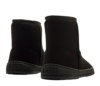 Botas niña Mustang free barefoot tipo australiana color negro de caña baja forradas de borregito en su interior australianas barefoot de Mustang con certificado vegano muy comodas ligeras y flexibles calzado respetuoso - Ítem1