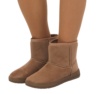 Botas niña Mustang free barefoot tipo australiana color marron taupe de caña baja forradas de borregito en su interior australianas barefoot de Mustang con certificado vegano muy comodas ligeras y flexibles calzado respetuoso - Ítem3