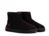 Botas niña Mustang free barefoot tipo australiana color negro de caña baja forradas de borregito botines con cierre de cremallera lateral australianas barefoot de Mustang con certificado vegano muy comodas ligeras y flexibles calzado respetuoso - Ítem2