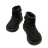 Botas niña Mustang free barefoot tipo australiana color negro de caña baja forradas de borregito en su interior con cierre de cremallera lateral australianas barefoot de Mustang con certificado vegano muy comodas ligeras flexibles calzado respetuoso - Ítem3
