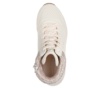 Botas niña Skechers Darling Daze Street Los Angeles color crudo natural con suela air cooled y memory foam sneakers Skechers con cierre de cremallera lateral y cordones muy bonitas comodas y tendencia este invierno - Ítem1