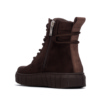 Botas niña Xti color marron oscuro botines de la marca Xti The Urban Brand con cierre de cremallera lateral y cordones con certificado vegano y tecnologia confort tech y memory foam ideales para este invierno muy comodas calentitas y trending by Xti - Ítem3