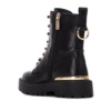 Botas niña Xti color negro con adornos oro espejo con certificado vegano con cierre de cremallera lateral y cordones suela de goma antideslizante tecnologia comfort tech y memory foam pro de Xti the urban brand muy comodas y trending - Ítem2