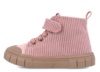 Botin niña barefoot Garvalin puntera reforzada cierre adherente y elastico calzado respetuoso de color rosa con exterior de pana y forro interior de pelo sintetico made in Spain - Ítem3