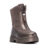 Botin niña y mujer de la marca Xti en textil color bronce con cierre de cremallera delantera forro aterciopelado interior que la hace muy calida botas Xti the urban brand con certificado vegano muy comodas con tecnologia Comfort Tech y Memory Foam - Ítem2