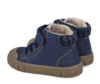 Botin niño barefoot de la marca Garvalin puntera reforzada cierre de tira adherente y elasticos calzado respetuoso de color azul jeans y forro interior de pelo sintetico muy comodas - Ítem3