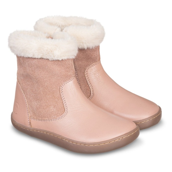 BOTINES CHETTO ROSA ANILLO PELO