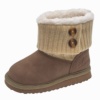 Botines niña Chicco modelo Charmy color marron y beige de microfibra forrada de borregito por dentro Botas tipo australianas de la marca italiana Chicco muy ligeras y calentitas - Ítem1
