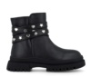 Botines niña Garvalin color negro con adornos de estrellas y corazones botas Garvalin con cierre de cremallera lateral ideales para este invierno muy trending - Ítem3