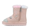 Botines niña Garvalin unicornio color rosa y puntera reforzada cierre de cremallera lateral para una facil colocacion incoproran membrana GRVtex water resistant y forro interior de pelo sintetico muy comodas - Ítem4