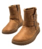 Botines niña Mustang free barefoot modelo Panama color camel bota de caña baja de calzado respetuoso muy comodas con cierre de cremallera lateral y ajuste de hebillas lateral con certificado vegano muy comodas y ligeras - Ítem3