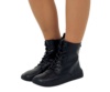 Botines niña Mustang free barefoot modelo Polly Black color negro bota de caña baja de calzado respetuoso muy comodas y flexibles con cierre de cremallera lateral y cordones con certificado vegano muy comodas y ligeras para cualquier look - Ítem1