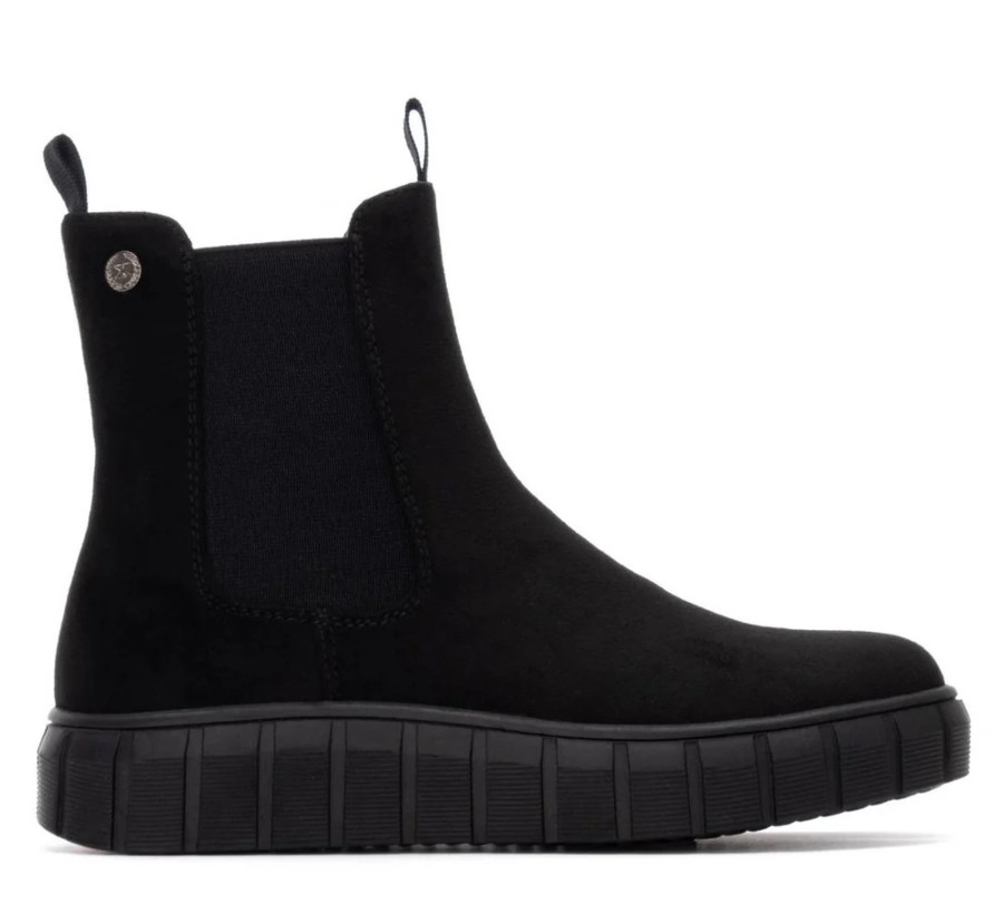 BOTINES XTI CHELSEA ANTE NEGRO