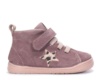 Botines niña Zapy barefoot modelo Pisa color vino face fabricadas en piel serraje con estrella en el lateral botitas gama Zapyflex de calzado respetuoso natural steps con cierre de tira adherente y elasticos muy comodas y flexibles made in Spain - Ítem3
