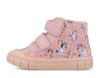 Botines niña barefoot Garvalin con estampado de la franquicia Bluey y Bingo puntera reforzada cierre de doble tira adherente calzado respetuoso de color rosa y forro interior de pelo sintetico - Ítem4