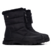 Botines niña de la marca Xti en textil color negro con cierre de cremallera delantera con forro aterciopelado interior que la hace muy calida botas Xti the urban brand con certificado vegano muy comodas con tecnologia Comfort Tech y Memory Foam - Ítem2