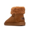 Botines niña de la marca Xti tipo australiana de caña baja color marron camel forrada de pelo en su interior botas australianas Xti the urban brand con certificado vegano muy comodas y calentitas muy trending esta temporada by Xti marca de tendencia - Ítem3