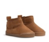 Botines niña y niño Mustang barefoot color marron nuez tan calzado respetuoso de Mustang free con cierre lateral adherente botitas muy comodas ligeras y calentitas con pelo por dentro con certificado vegano avaladas por el Dr Juanjo Lopez by Mustang - Ítem1