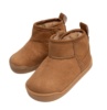 Botines niña y niño Mustang barefoot color marron nuez tan calzado respetuoso de Mustang free con cierre lateral adherente botitas muy comodas ligeras y calentitas con pelo por dentro con certificado vegano avaladas por el Dr Juanjo Lopez by Mustang - Ítem4