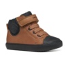 Botines niño Geox Gisli baby boy color marron y negro botin Geox respira muy comodos y calentitos afelpados por dentro con suela de membrana transpirable e impermeable con cierre de tira adherente y elasticos un top ventas by Geox - Ítem2