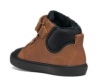 Botines niño Geox Gisli baby boy color marron y negro botin Geox respira muy comodos y calentitos afelpados por dentro con suela de membrana transpirable e impermeable con cierre de tira adherente y elasticos un top ventas by Geox - Ítem4