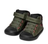 Botines niño Geox Gisli baby boy color verde oscuro negro y rojo botin Geox respira muy comodos y calentitos afelpados por dentro con suela de membrana transpirable e impermeable con cierre de tira adherente y elasticos un top ventas by Geox - Ítem1