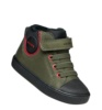 Botines niño Geox Gisli baby boy color verde oscuro negro y rojo botin Geox respira muy comodos y calentitos afelpados por dentro con suela de membrana transpirable e impermeable con cierre de tira adherente y elasticos un top ventas by Geox - Ítem4