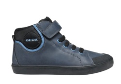Botines niño Geox modelo J Gisili color azul navy y negro botin Geox respira muy comodos y calentitos con suela de membrana transpirable e impermeable y cierre de tira adherente y elasticos trending esta temporada