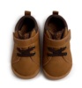 Botines niño Mustang free barefoot color Story camel y marron zapatos respetuosos de Mustang con cierre de tira adherente y elasticos botitas muy comodas flexibles y ligeras con certificado vegano avaladas por el Dr Juanjo Lopez by Mustang - Ítem4