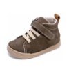 Botines niño Zapy barefoot modelo Bolonia color chocolate y cuero fabricadas en piel botitas Zapyflex de calzado respetuoso natural steps con cierre de tira adherente y elasticos muy comodas y flexibles made in Spain - Ítem2