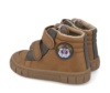 Botines niño barefoot de la marca Garvalin color marron cuero con cohete en el lateral puntera reforzada y cierre de doble tira adherente calzado respetuoso de Garvalin botitas muy comodas y calentitas con forro interior muy calido made in Spain - Ítem2