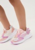 Zapatillas niña de la marca Conguitos sneakers con luces y cola de sirena rosa y multicolor muy cómodas y ligeras con cierre de velcro y elasticos - Ítem4