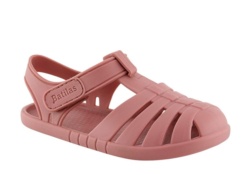 Cangrejeras niña Batilas modelo barefoot color rosa las sandalias respetuosas de Batilas ideales para playa o piscina con cierre de tira adherente para un perfecto ajuste muy comodas y flexibles ideales para este verano
