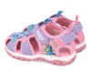 Cangrejeras niña Garvalin color rosa malva y azul de la franquicia Bluey y Bingo para trekking playa pisina o cualquier uso sandalias muy comodas con cierre de doble tira adherente y elasticos para un ajuste perfecto con la calidad de Garvalin - Ítem3
