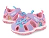 Cangrejeras niña Garvalin color rosa malva y azul de la franquicia Bluey y Bingo para trekking playa pisina o cualquier uso sandalias muy comodas con cierre de doble tira adherente y elasticos para un ajuste perfecto con la calidad de Garvalin - Ítem4