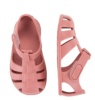 Cangrejeras niña barefoot de la marca Igor modelo Nemo Solid color nuevo rosa las sandalias respetuosas de Igor made in Spain para playa o piscina con cierre de tira adherente ideales para este verano - Ítem1