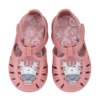 Cangrejeras niña de la marca Igor modelo Tobby Zebra color rosa sandalias Igor con cierre de tira adherente made in Spain muy comodas para playa y piscina muy divertidas e ideales para este verano - Ítem1