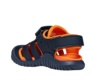 Cangrejeras niño Geox J S Fusbetto Pro color azul navy y naranja sandalias mojables water friendly para playa piscina y cualquier uso de la marca Geox respira muy comodas y ligeras con cierre de doble tira adherente para un perfecto ajuste - Ítem4