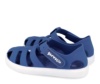 Cangrejeras niño barefoot de la marca Garvalin modelo Jellys color azul petrol sandalias respetuosas de Garvalin para playa o piscina con cierre de tira adherente ideales para este verano muy comodas y flexibles - Ítem1