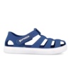 Cangrejeras niño barefoot de la marca Garvalin modelo Jellys color azul petrol sandalias respetuosas de Garvalin para playa o piscina con cierre de tira adherente ideales para este verano muy comodas y flexibles - Ítem2